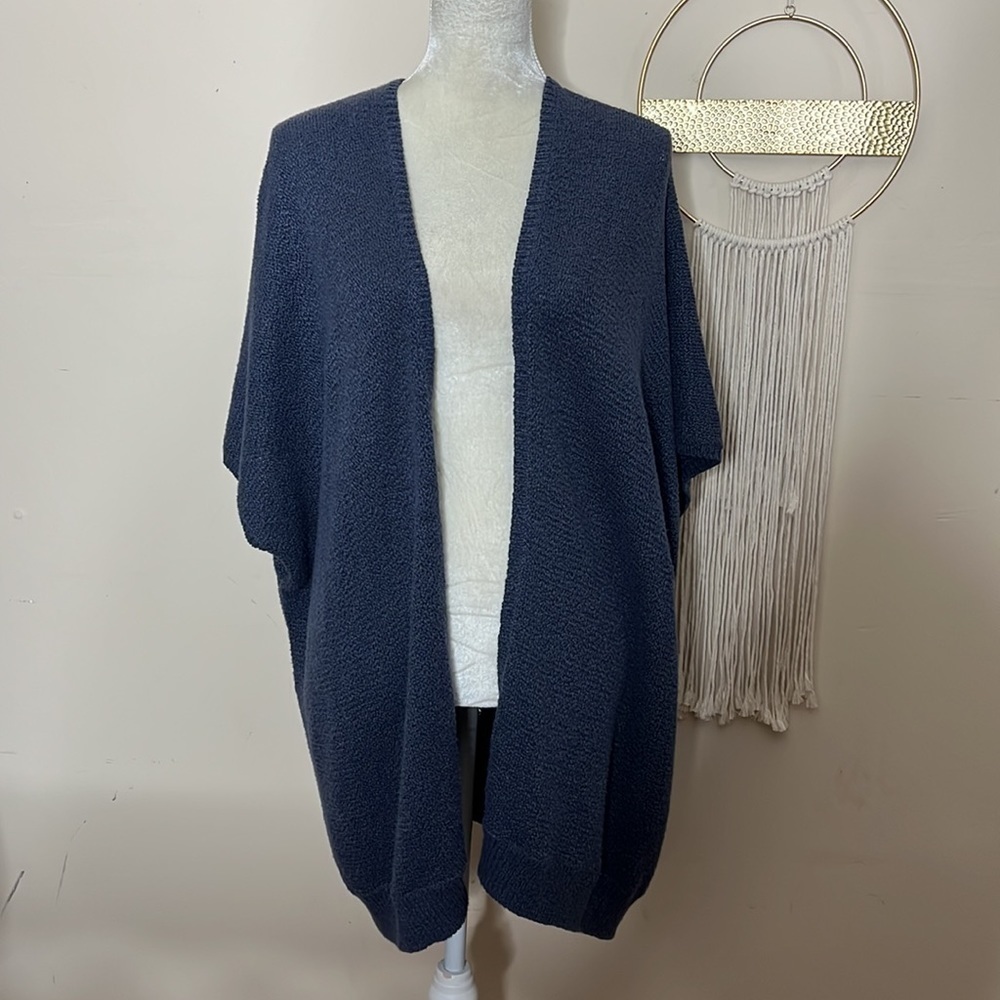 aritzia • community ionic cape cardigan sweater